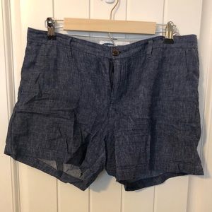 Chambray shorts